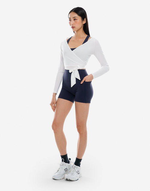 Wrap Long Sleeve Top