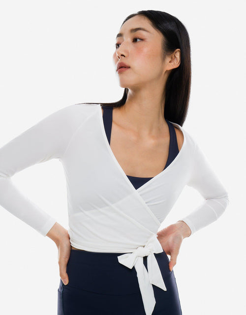 Wrap Long Sleeve Top