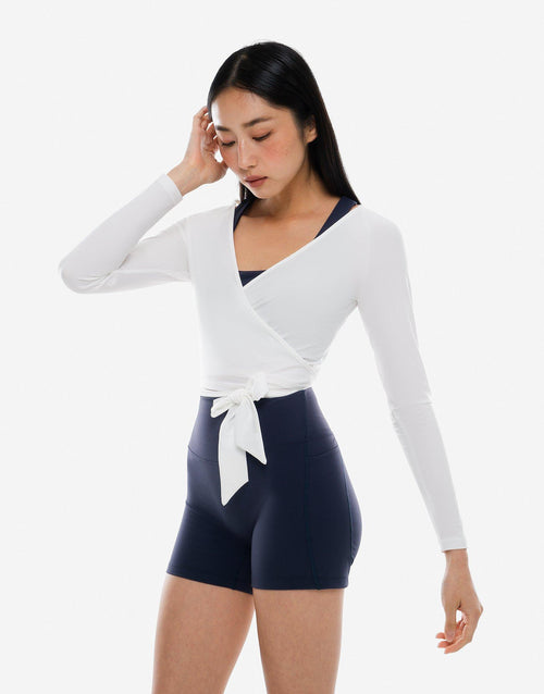 Wrap Long Sleeve Top
