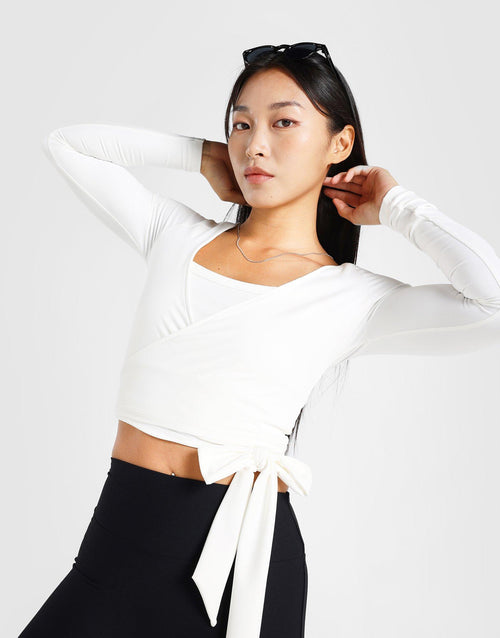 Wrap Long Sleeve Top