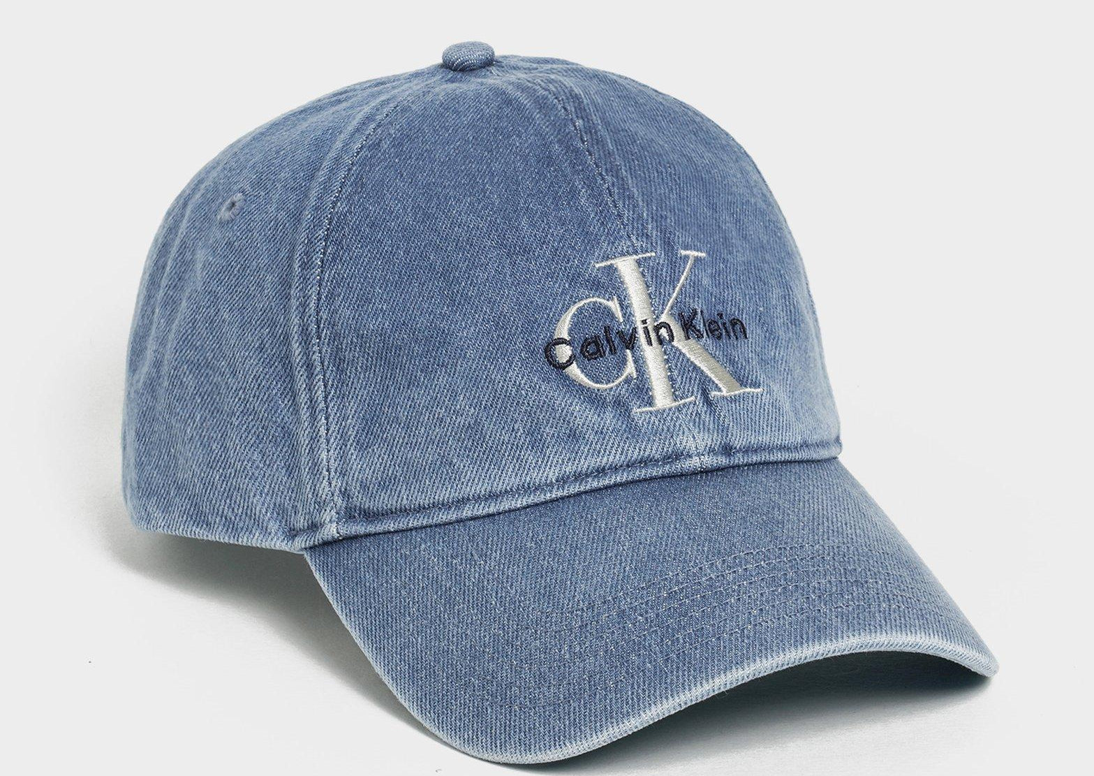 Blue Calvin Klein Denim Logo Cap JD Sports Singapore