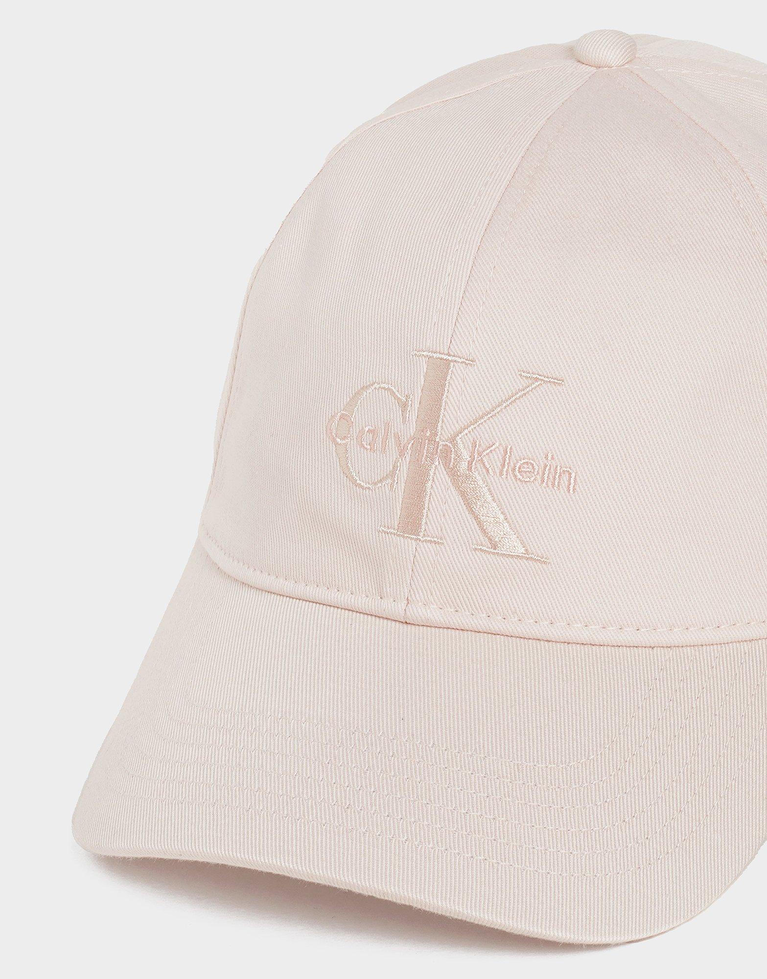 Pink Calvin Klein Monogram Baseball Cap - JD Sports Singapore