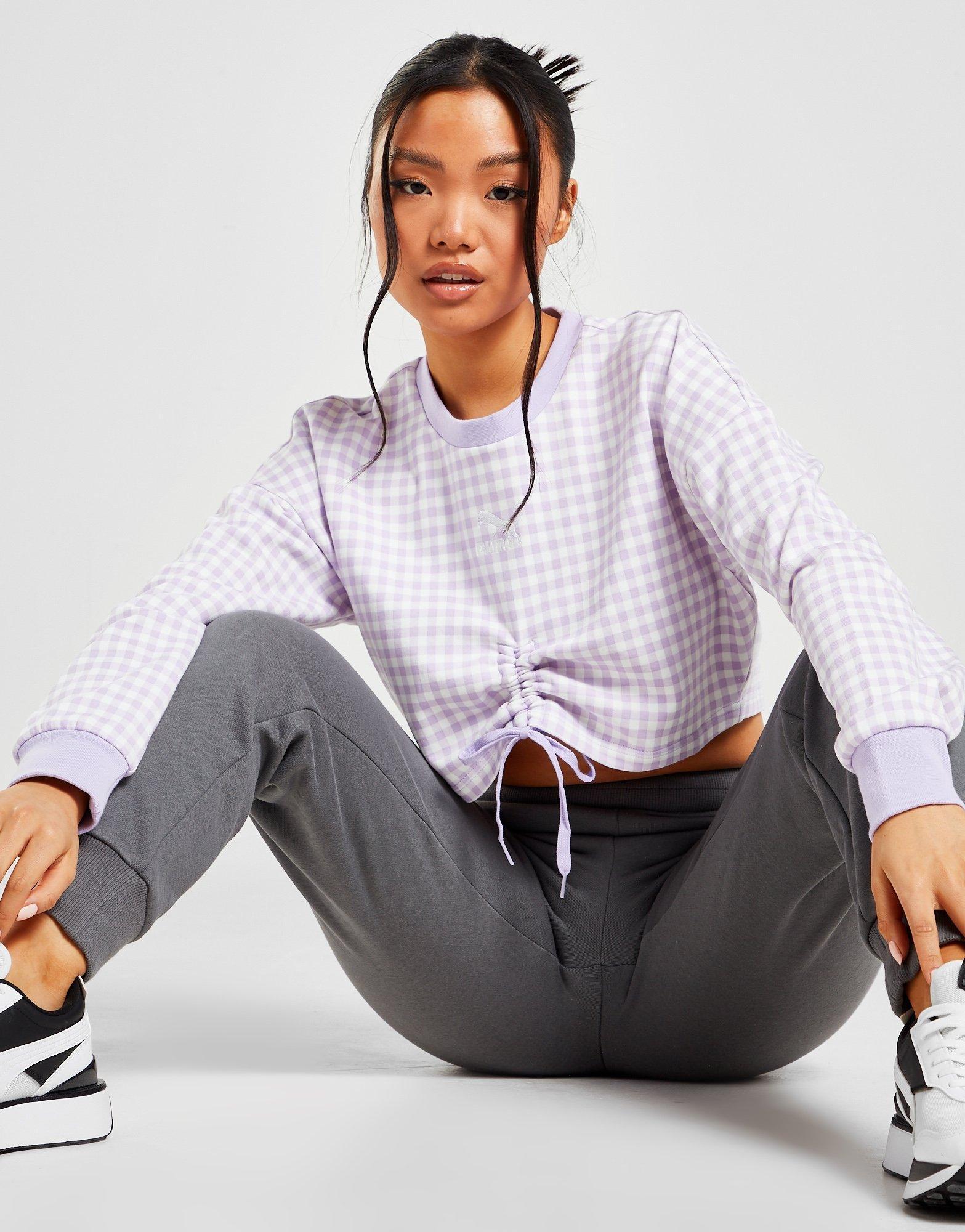 Houndstooth Crew Sweatshirt