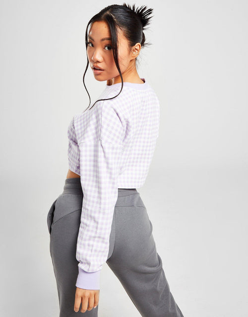 Houndstooth Crew Sweatshirt