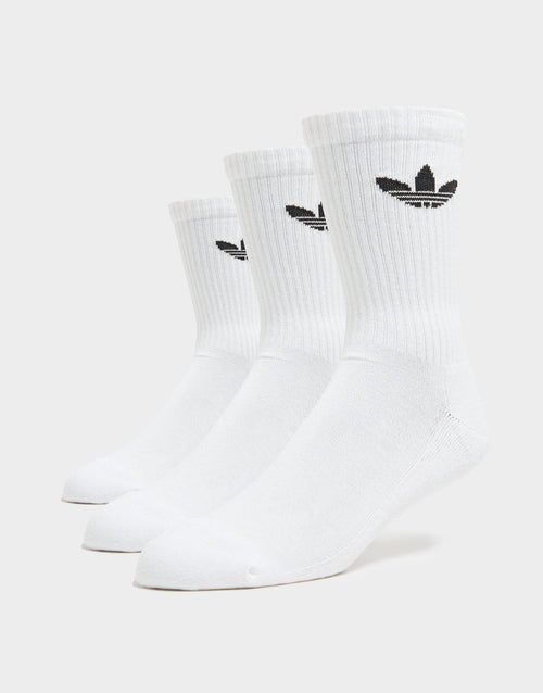 Trefoil Cushion Crew Sock 3 Pack