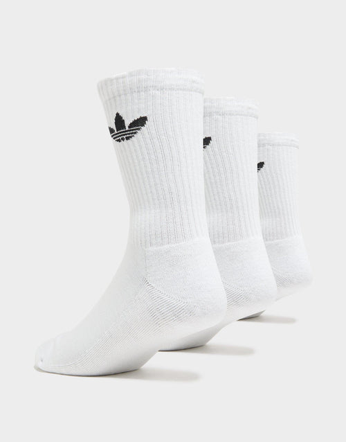 Trefoil Cushion Crew Sock 3 Pack
