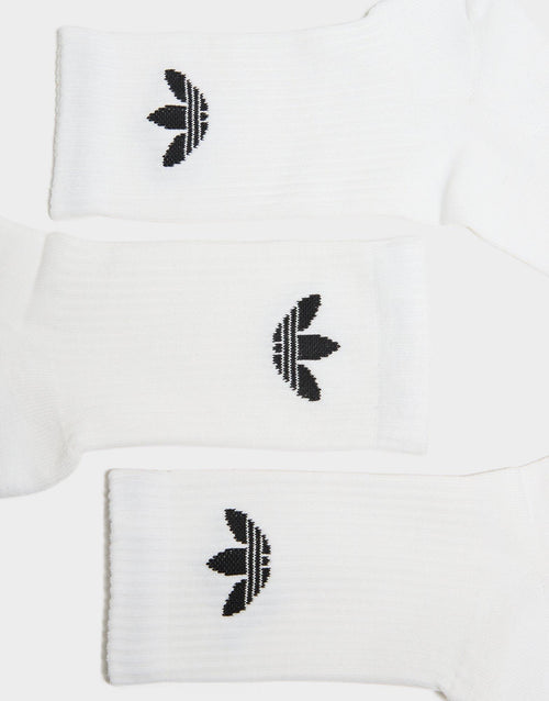 Trefoil Cushion Crew Sock 3 Pack