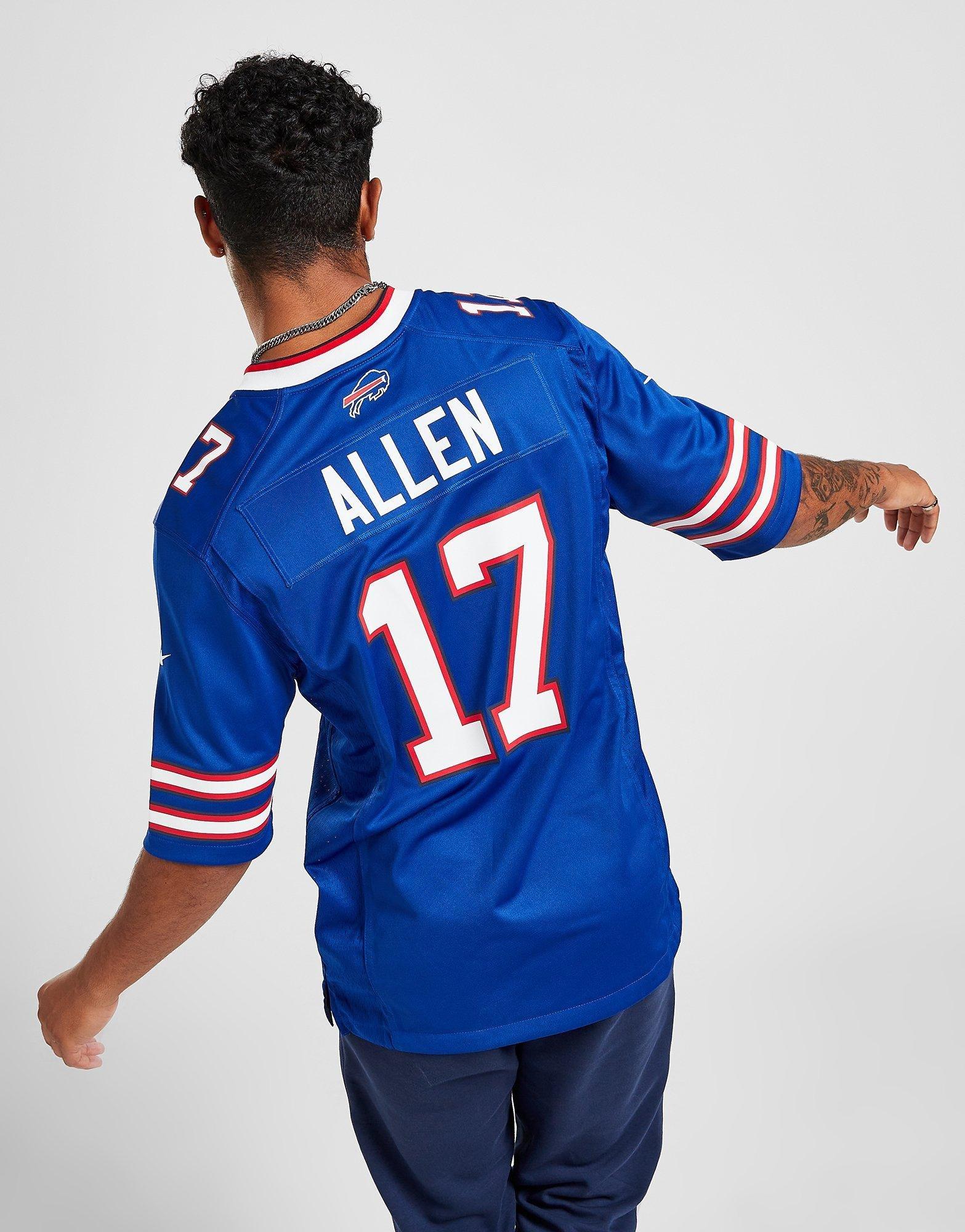 Blue Nike NFL Buffalo Bills Allen #17 Jersey - JD Sports Singapore