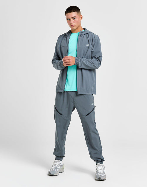 Full Zip Woven Hooded Track Top