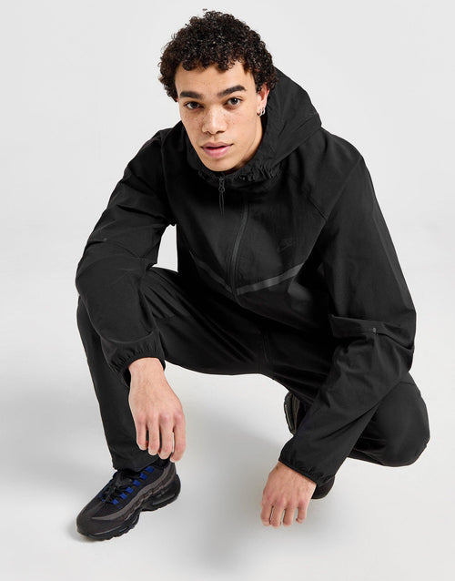 Tech Woven Full Zip Hooded Jacket