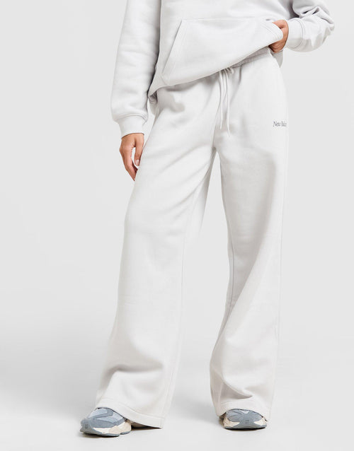 Double Script Wide Leg Joggers