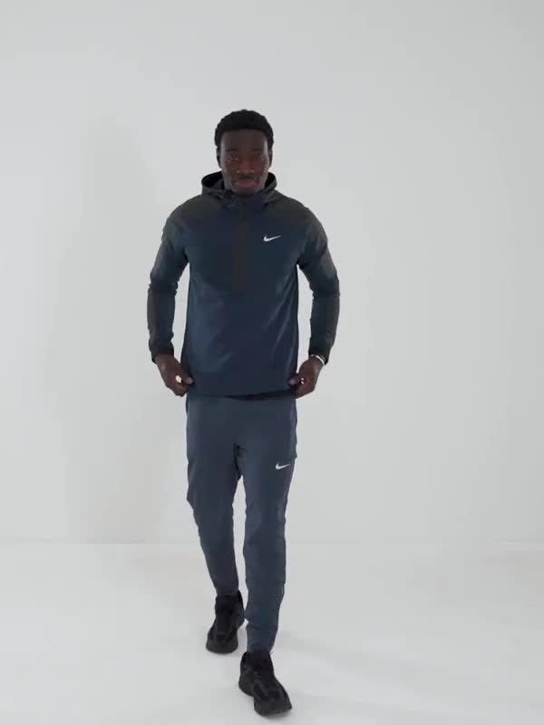 Black Nike 1/2 Zip Performance Hooded Jacket - JD Sports Singapore