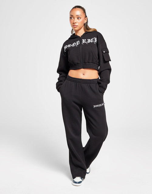 Dusk Crop Full Zip Hoodie