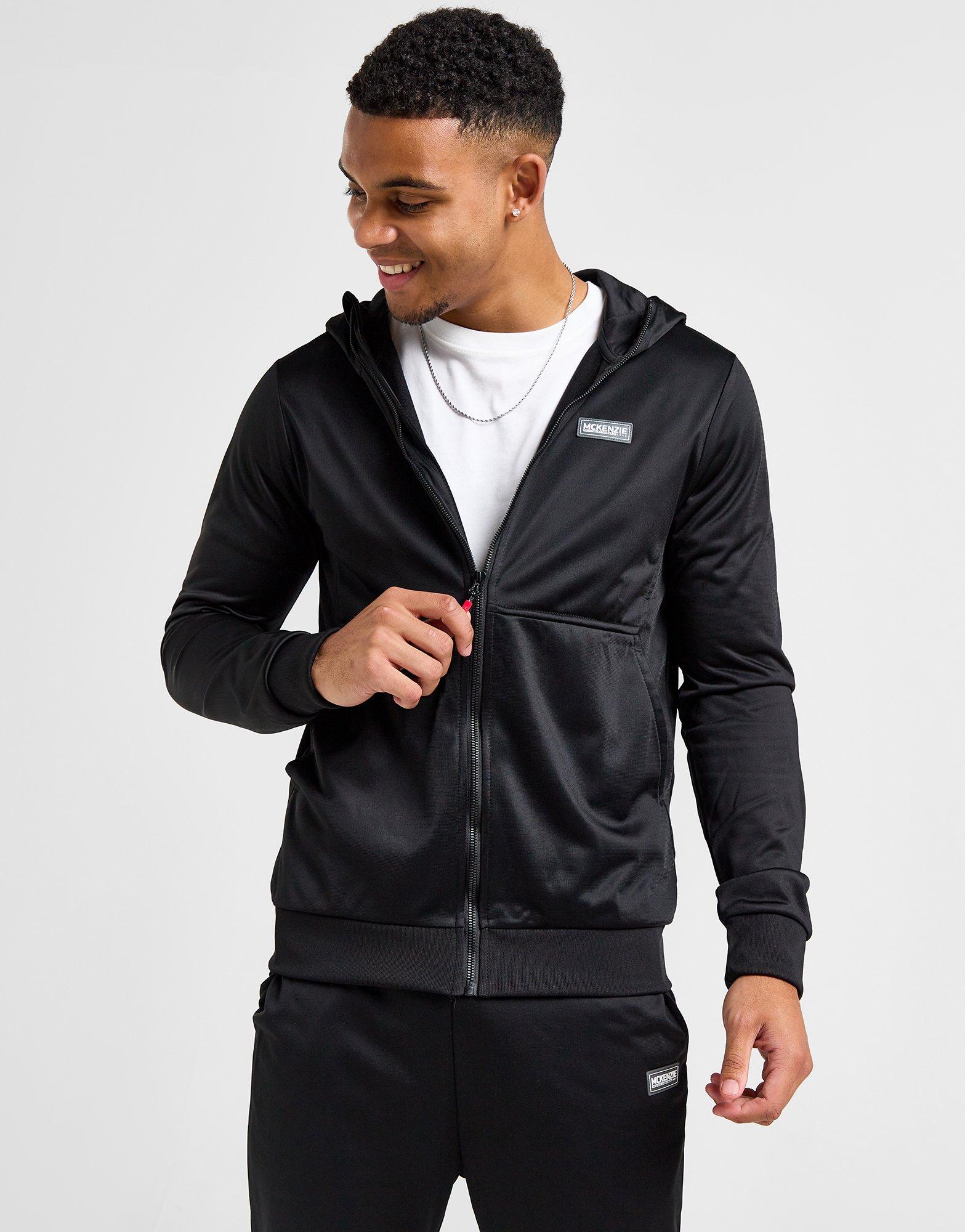 Black Mckenzie Dalston Poly Full Zip Hoodie - JD Sports Singapore Black Mckenzie Dalston Poly Full Zip Hoodie - JD Sports Singapore