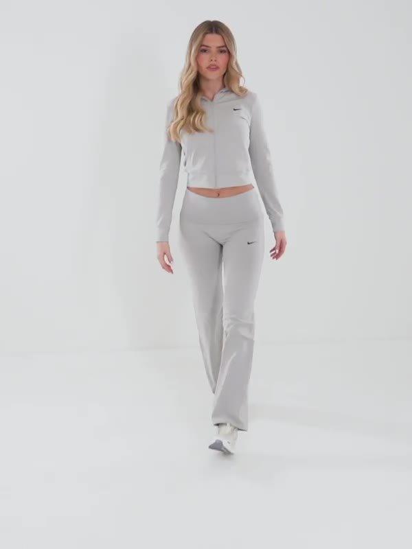 nike essential full zip hoodie grey