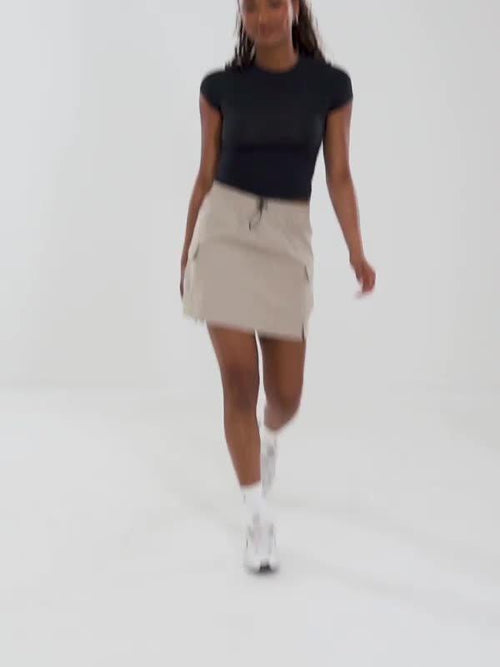 Cargo Woven Skirt