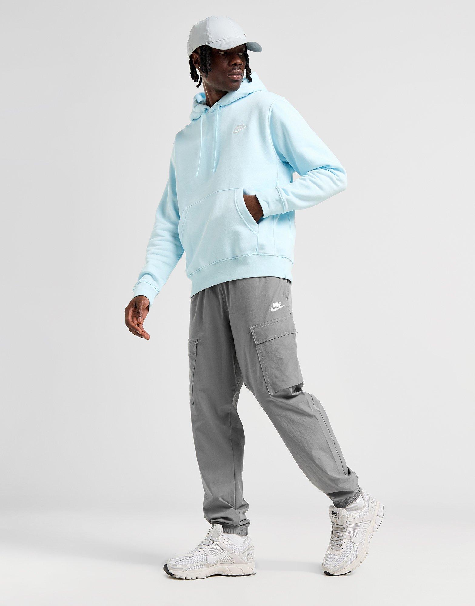 nike woven cargo pants grey