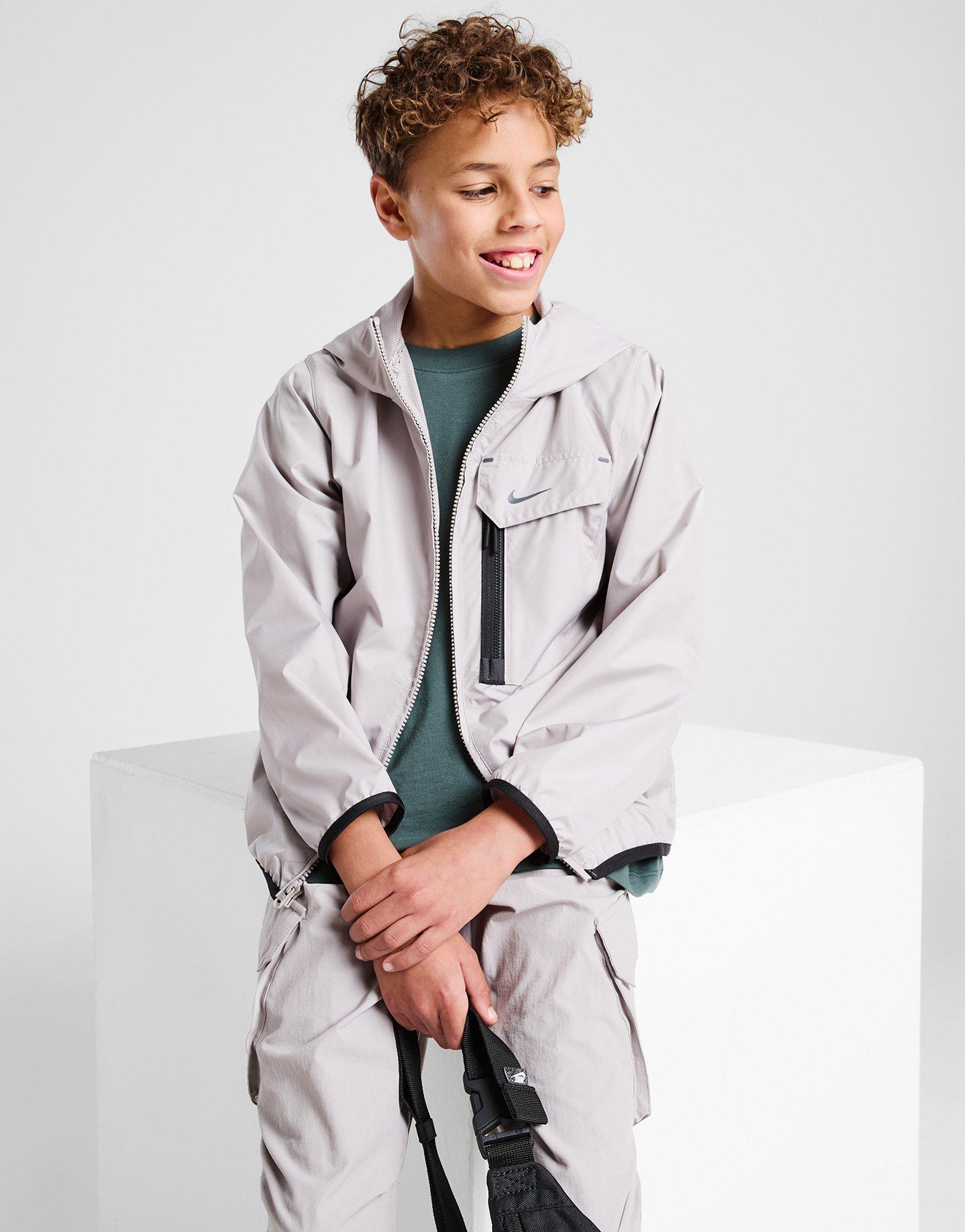 Grey Nike City Utility Woven Full Zip Jacket Junior's - JD Sports