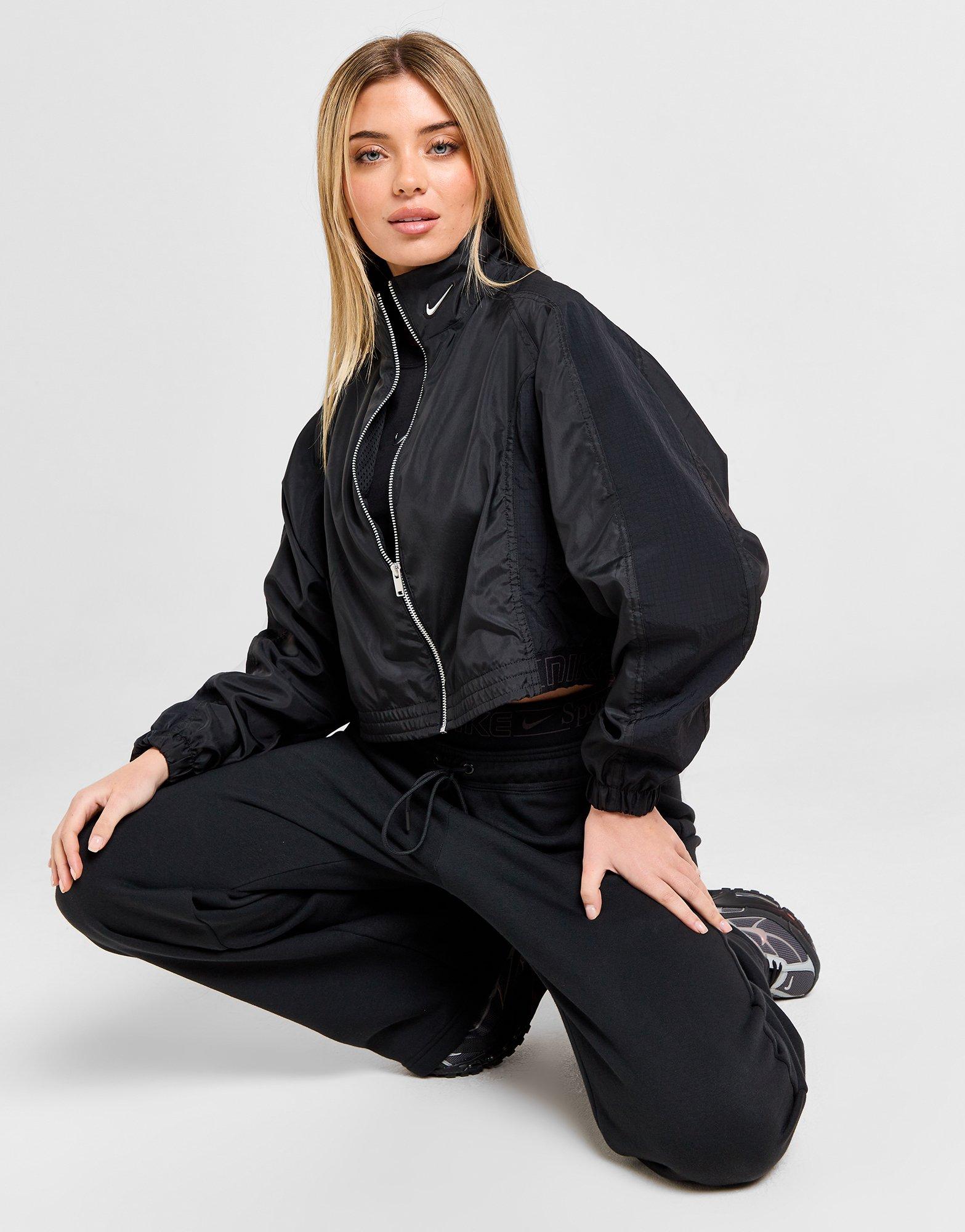 ウォーキング・ランニングウェア NIKE SWOOSH WOVEN JACKET & PANTS Black Nike Swoosh Woven Jacket - JD Sports Singapore