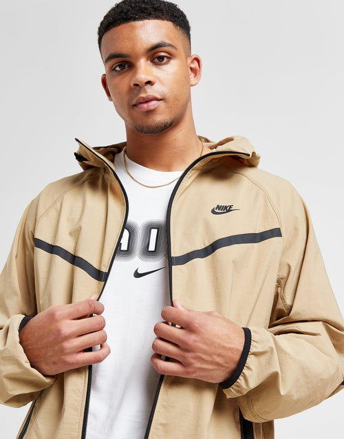 Tech Woven Full Zip Hooded Jacket