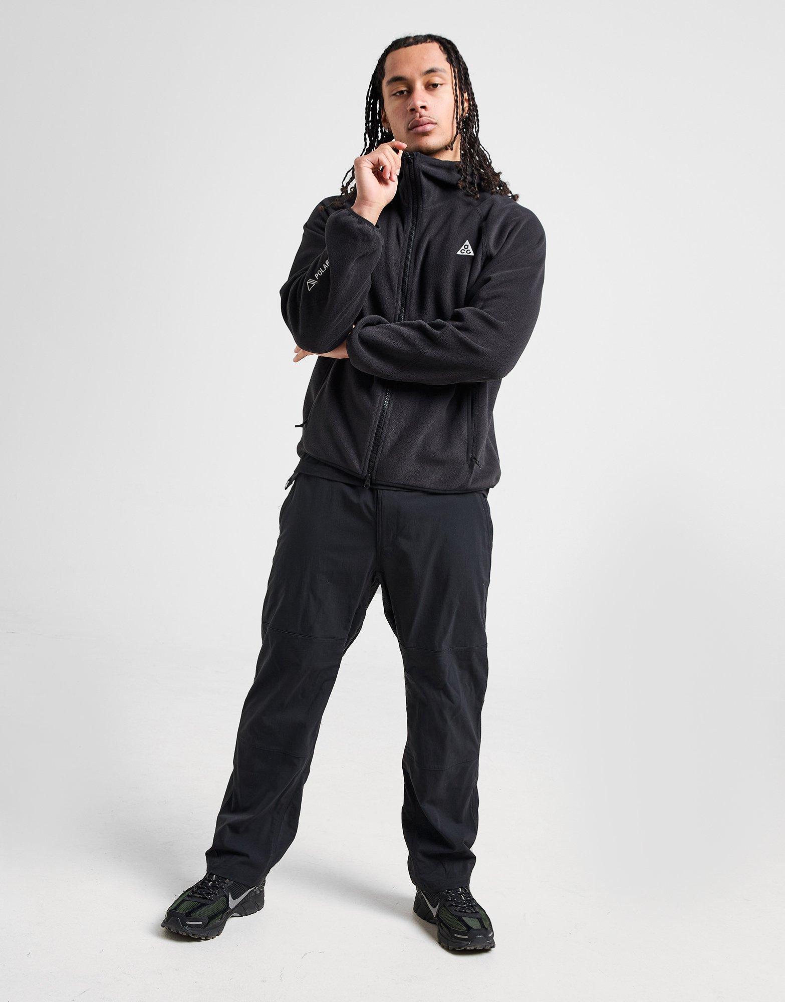 Black Nike ACG Wolf Tree Full Zip Hoodie - JD Sports Singapore