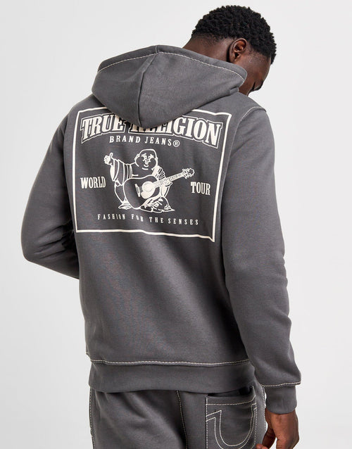 Big T Zip Through Hoodie