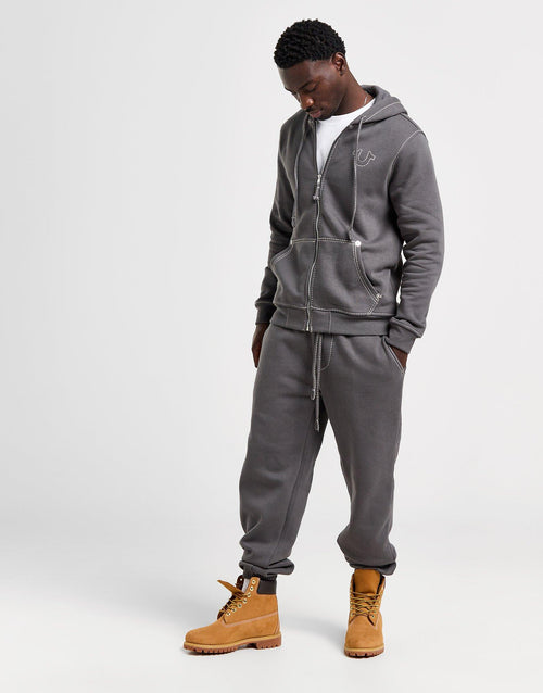 Big T Zip Through Hoodie
