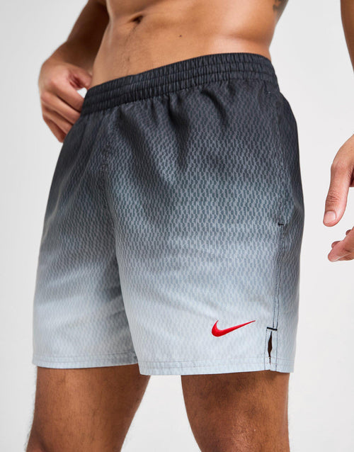All Over Print Fade Swim Shorts