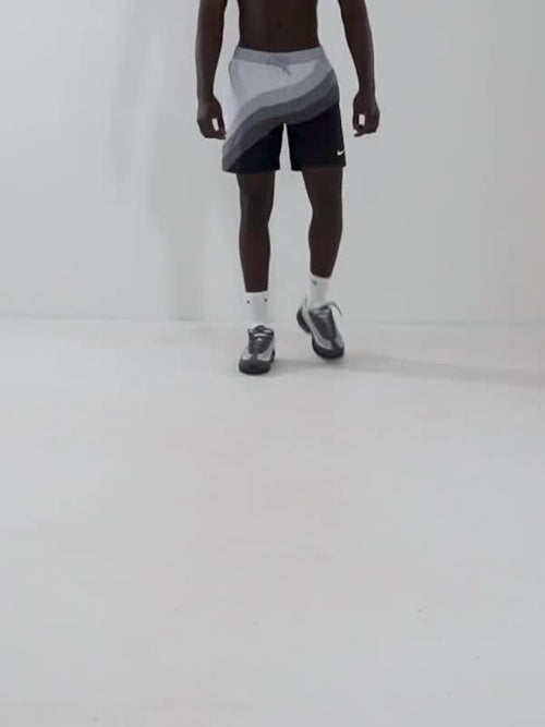 Swim Beach Air Max Colorblock Gray Swimsuit