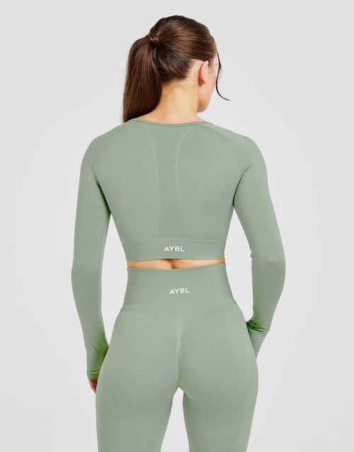 Empower Seamless Long Sleeve Crop Top