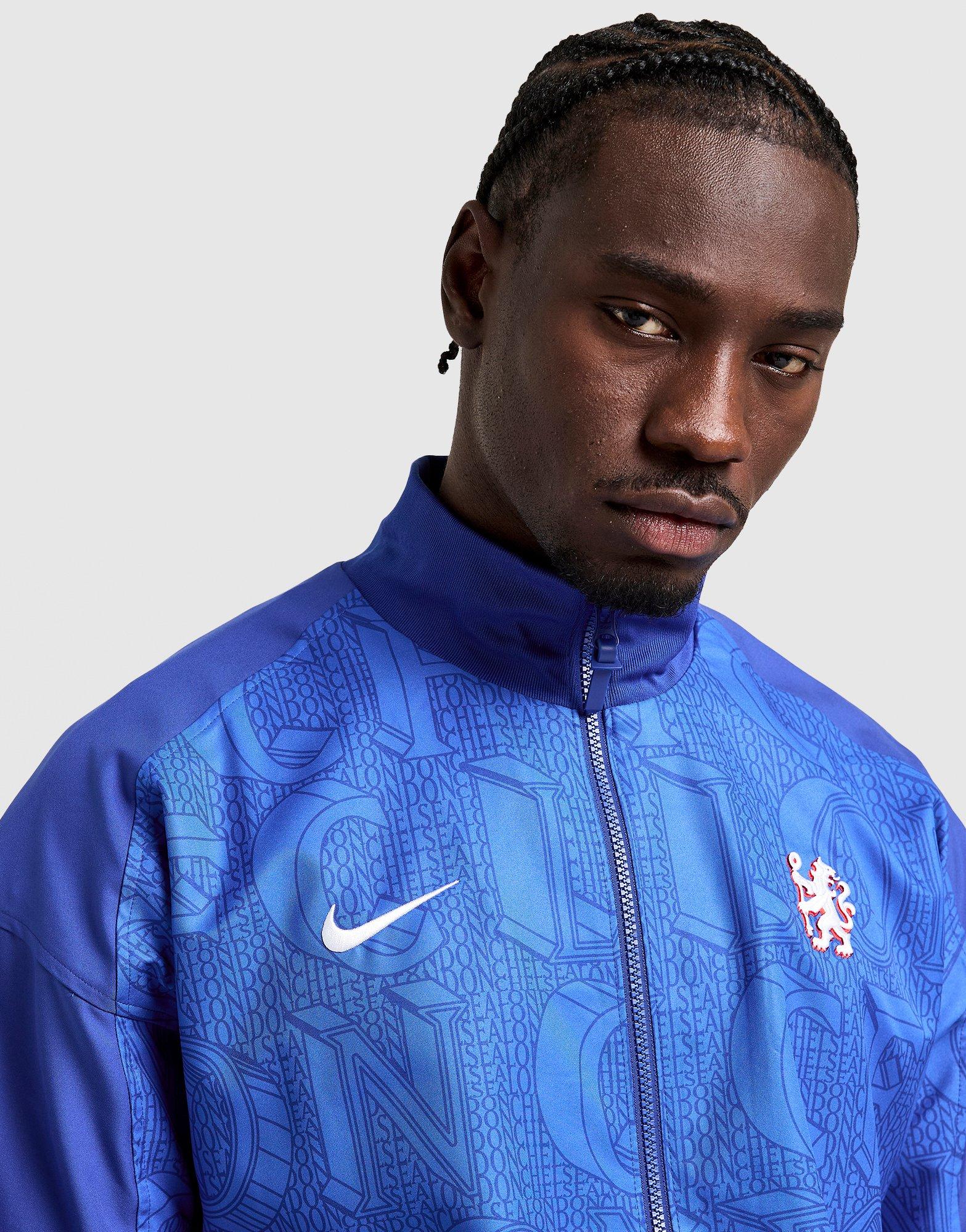 Blue Nike Chelsea FC Strike Anthem Jacket - JD Sports Singapore