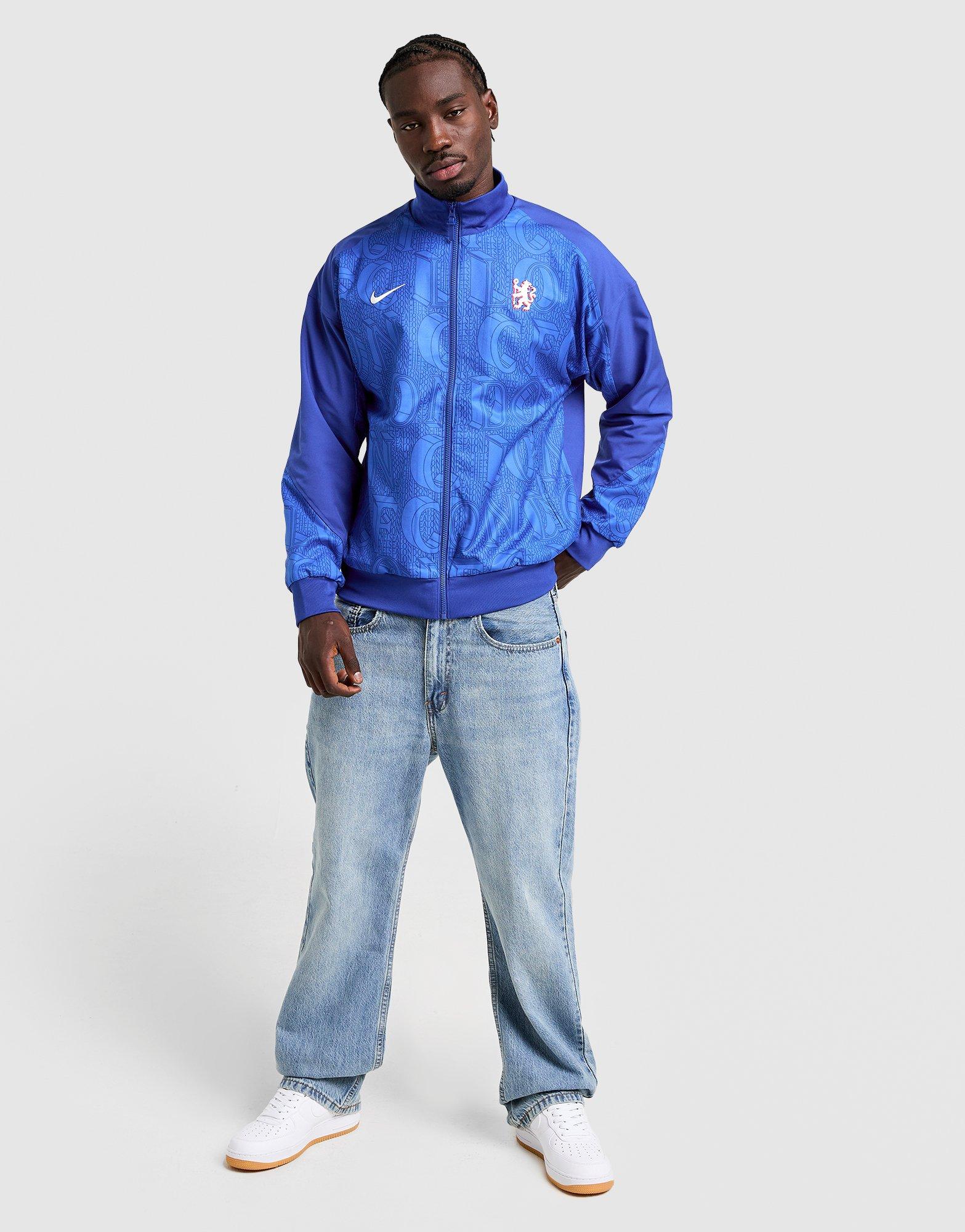 Blue Nike Chelsea FC Strike Anthem Jacket - JD Sports Singapore