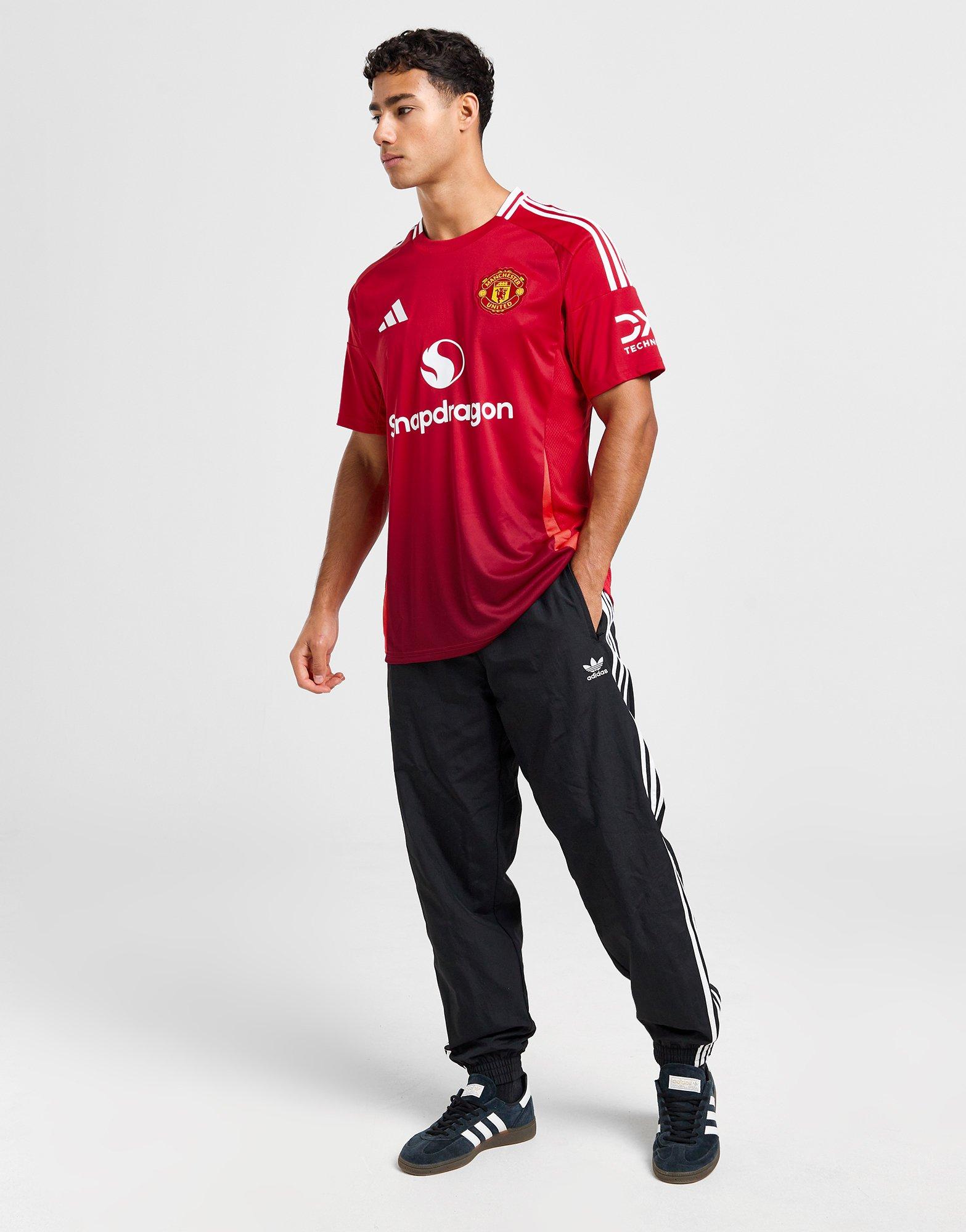 Red adidas Manchester United FC 2024/25 Home Jersey - JD Sports