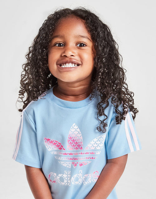 Trefoil Print T-Shirt/Shorts Set Infant's