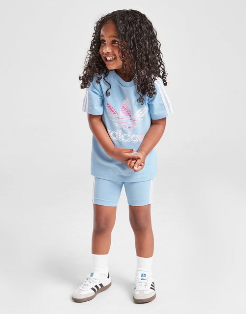 Trefoil Print T-Shirt/Shorts Set Infant's