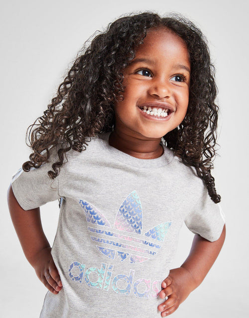 Trefoil Print T-Shirt/Shorts Set Infant's