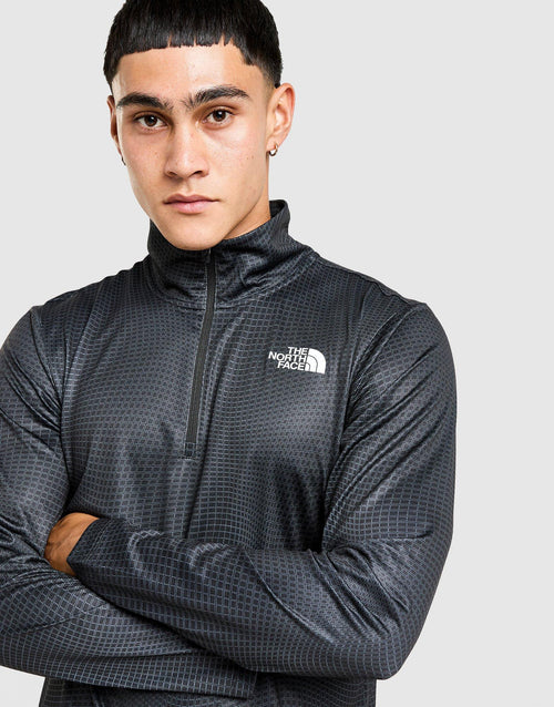 24/7 1/4 Zip Grid Top