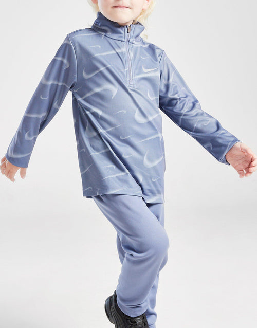 Pacer All Over Print 1/4 Zip Tracksuit Children's