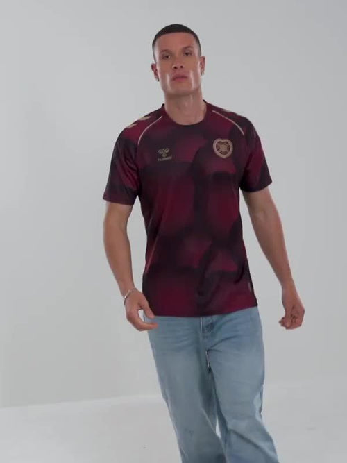 Hearts FC Pre Match Shirt