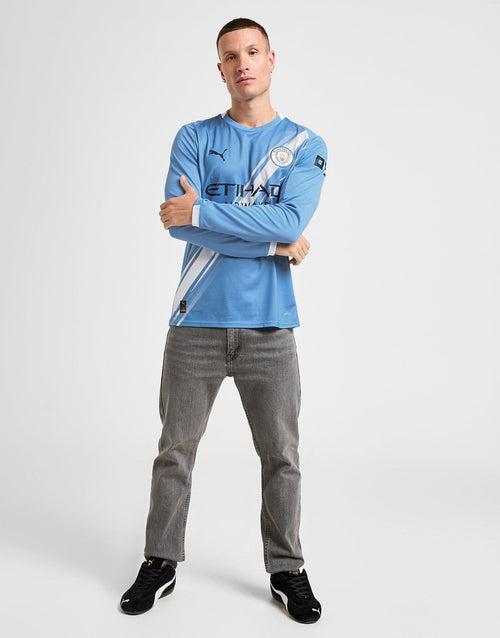 Manchester City FC 2025/26 Long Sleeve Home Shirt