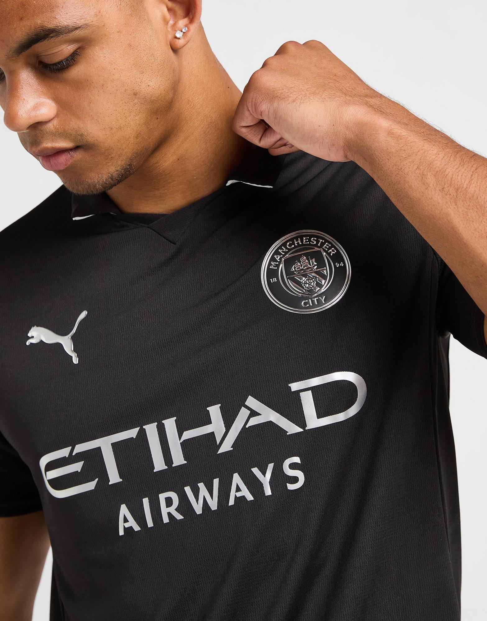 Black Puma Manchester City FC 2025/26 Away Shirt - JD Sports Singapore
