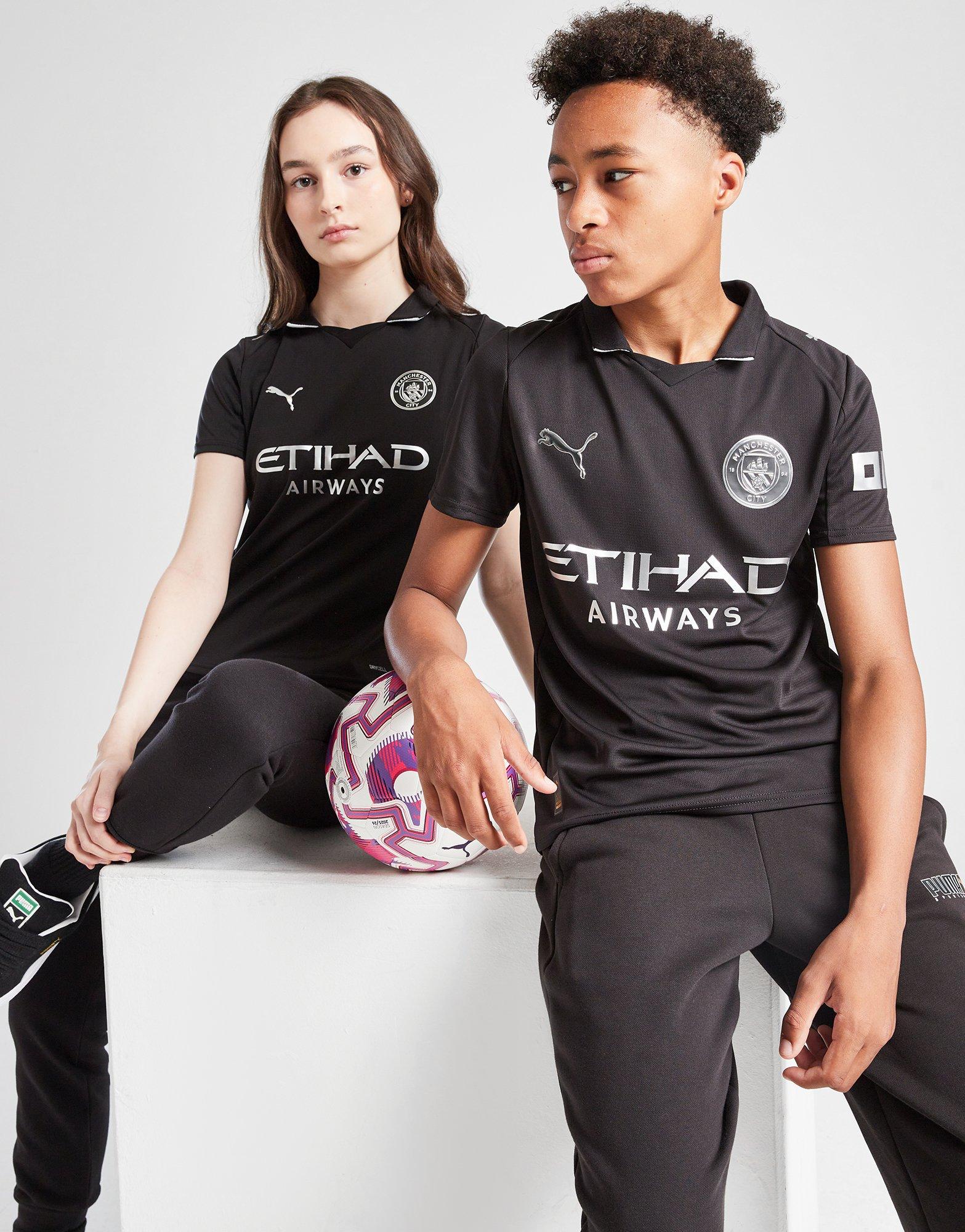 Black Puma Manchester City FC 2025/26 Away Shirt - JD Sports Singapore