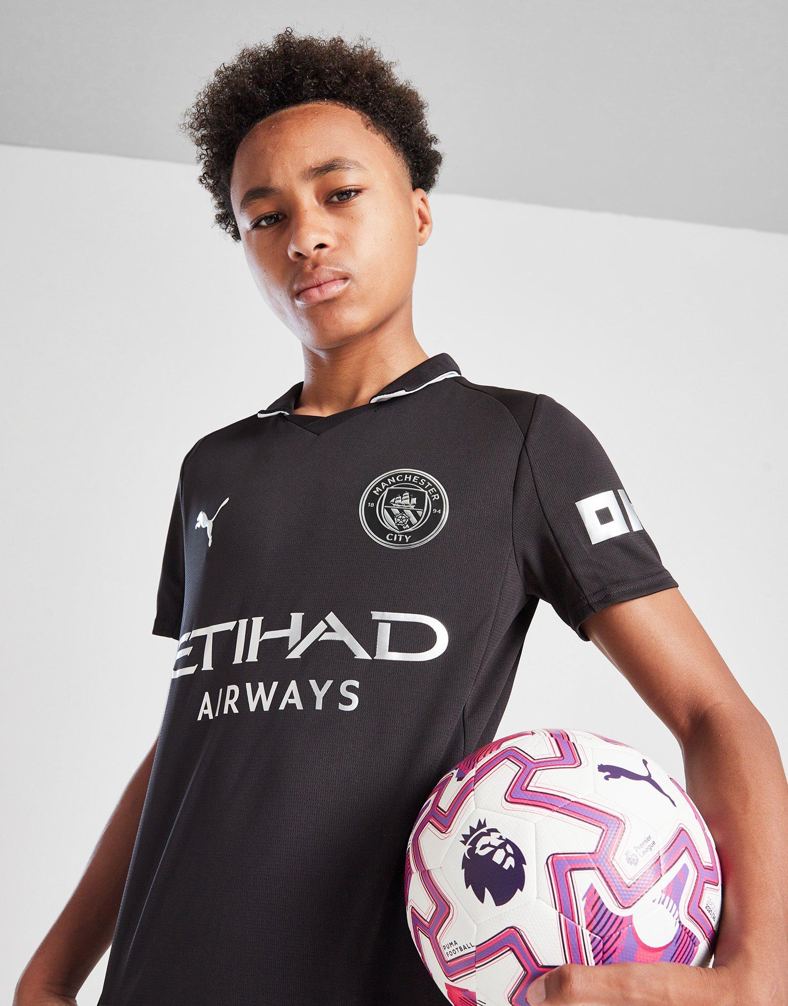 Black Puma Manchester City FC 2025/26 Away Shirt - JD Sports Singapore