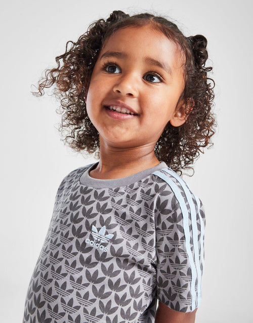 Monogram All Over Print T-Shirt/Shorts Set Infant's