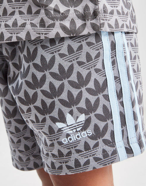 Monogram All Over Print T-Shirt/Shorts Set Infant's