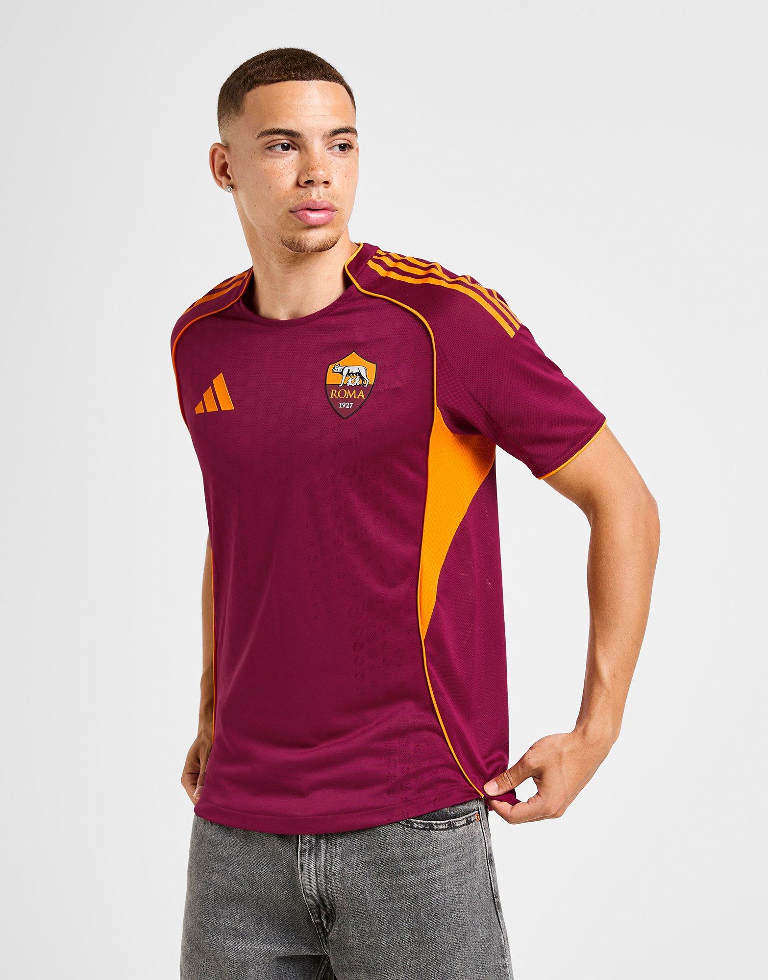 Red adidas AS Roma 2025/26 Match Home Shirt - JD Sports Singapore