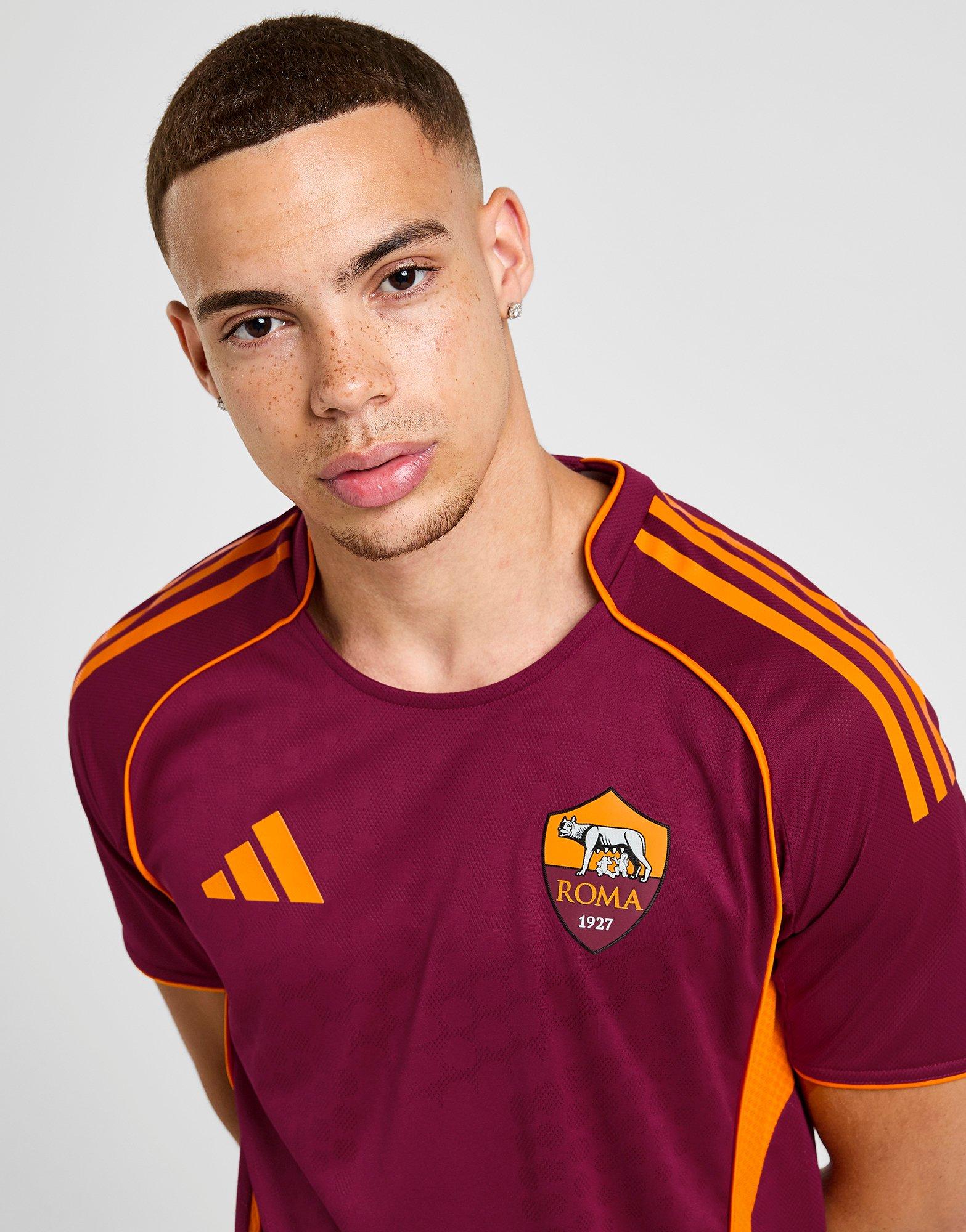 Red adidas AS Roma 2025/26 Match Home Shirt - JD Sports Singapore