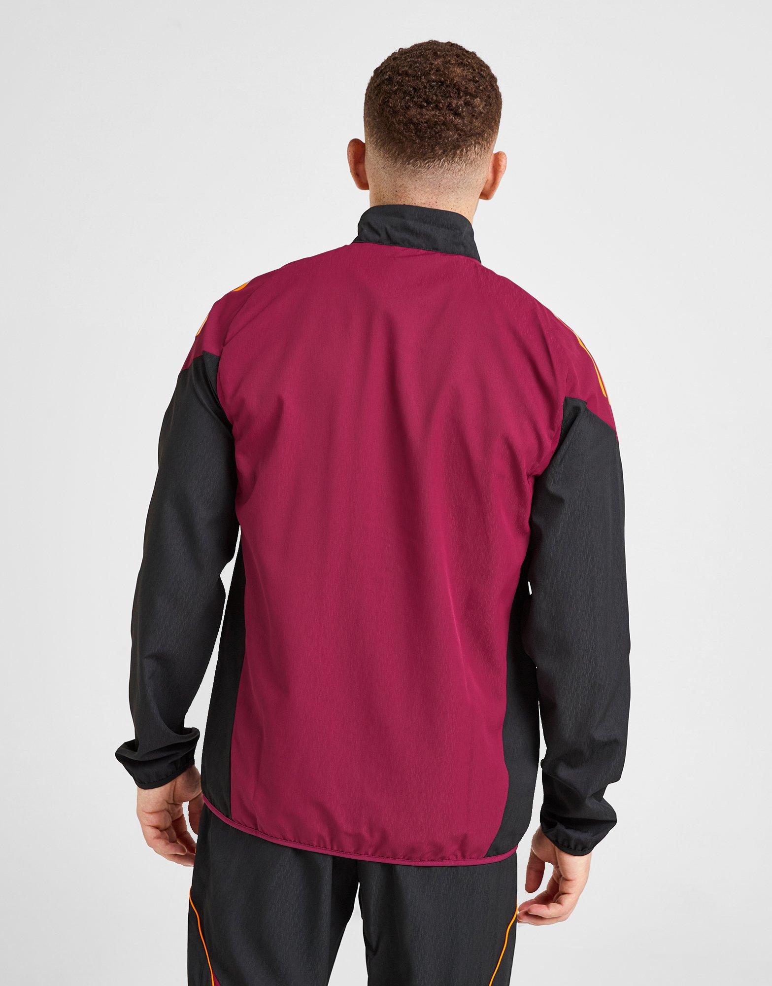 Red adidas AS Roma Presentation Jacket - JD Sports Singapore