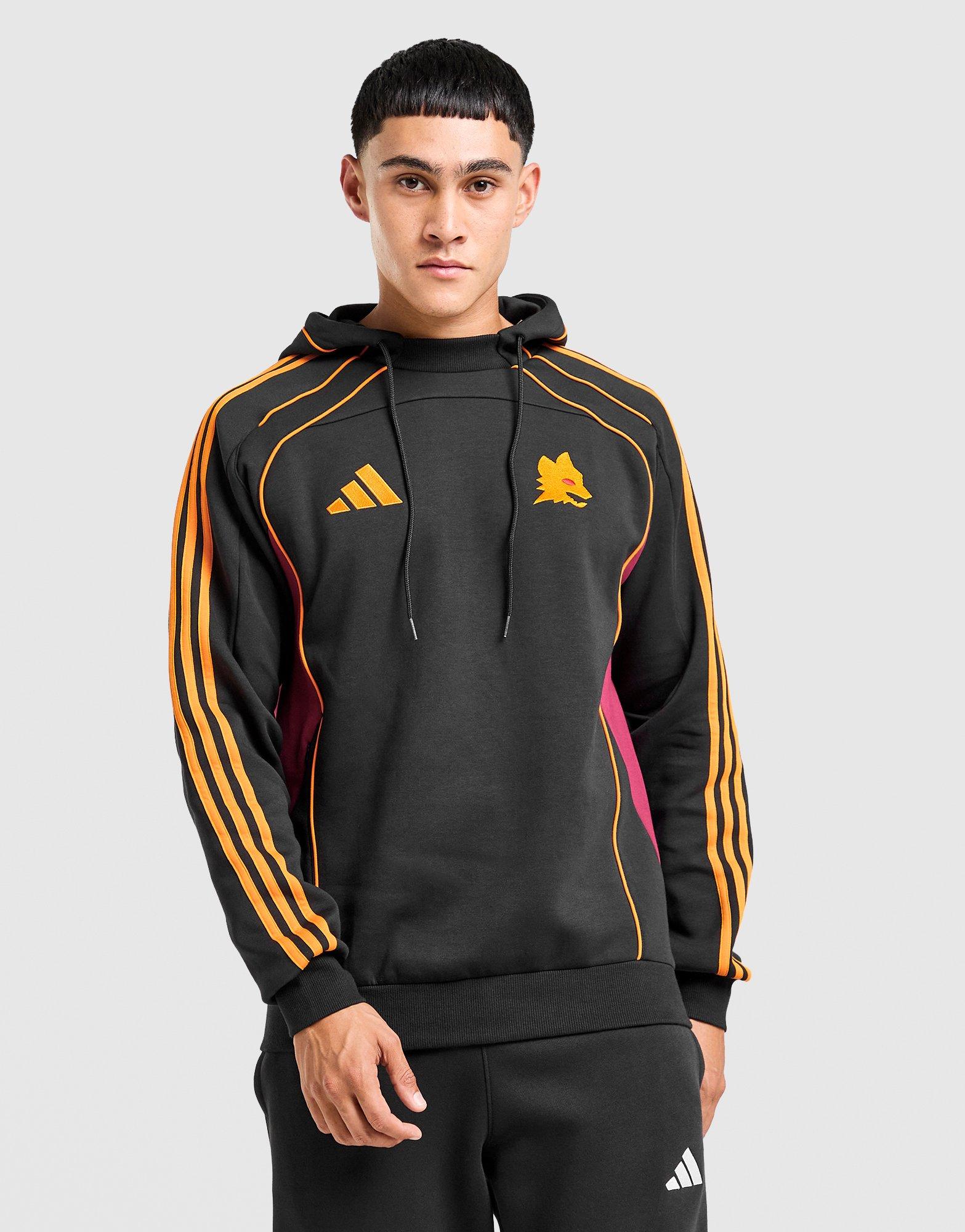 Black adidas AS Roma Urban Purist Hoodie - JD Sports Singapore