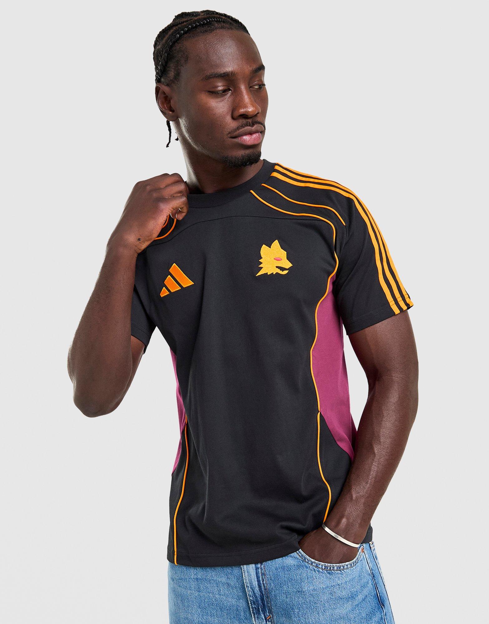 Black adidas AS Roma Urban Purist T-Shirt - JD Sports Singapore